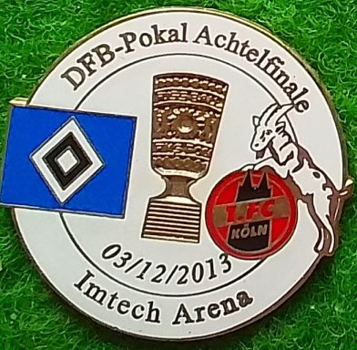 Achtelfinale 03.12.2013 HSV - 1.FC Köln 2 - 1