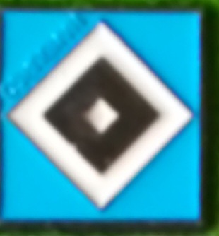 Raute (1,5 cm Schwarz)